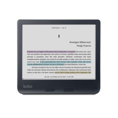 3. Kobo Libra Color 7" E-Ink Kaleido 3 32GB WI-FI Black Ebook Reader