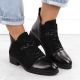 18. Women’s Black Suede-Look Ankle Boots with Warm Lining M.Daszyński MR2458-7