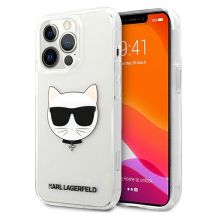 Karl Lagerfeld Choupette Head Case for iPhone 13 Pro Max - Transparent