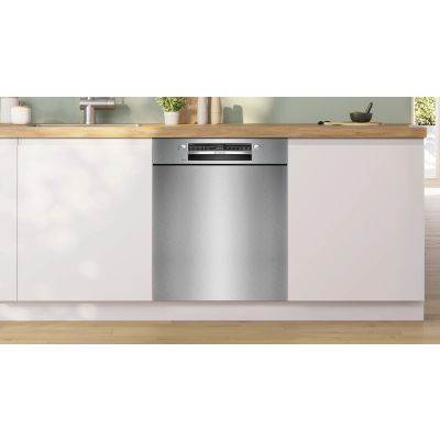 4. BOSCH SMU2HVS06E built-in dishwasher, full front, stainless steel