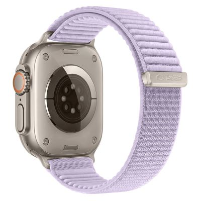 2. Tech-Protect NylonLoop Band for Apple Watch 44 / 45 / 46 / 49 mm – Purple