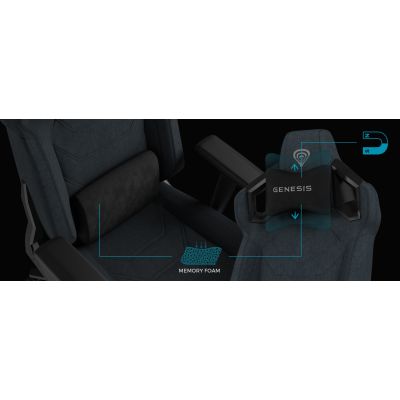 12. Gaming Chair GENESIS NFG-2245 with Upholstered Seat