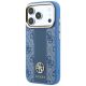 2. Guess 4G with Stripe Round and Classic Logos MagSafe Case for iPhone 17 Pro Max / 18 Pro Max - Blue