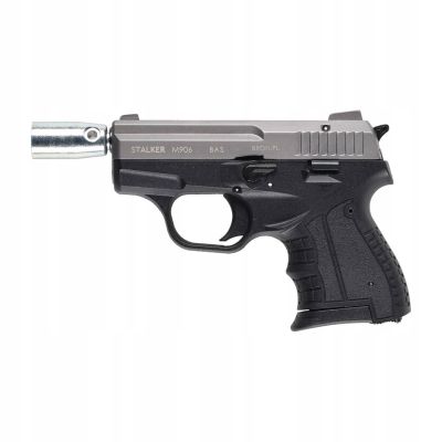 6. STALKER M906 BAS Alarm and Signal Pistol, Cal. .22 Long Blank (6 mm) Titanium