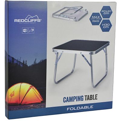 6. Camping Table 40 x 40 x 30 cm REDCLIFFS