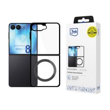 3mk Satin Armor Case+ Flip for Samsung Galaxy Z Flip 8 - transparent