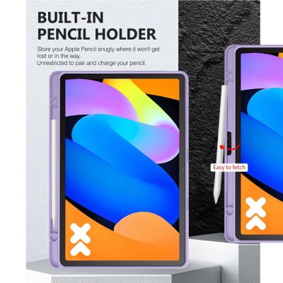 9. Tech-Protect SmartCase Pen Case for Lenovo Idea Tab 11.0 TB-336 - Purple