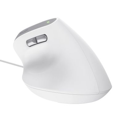 4. Trust BAYO II ERGONOMIC White Mouse