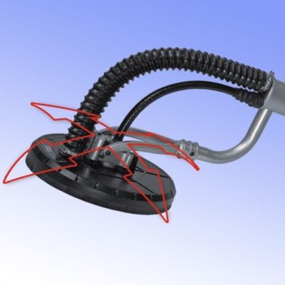 2. Dedra DED7748 Portable Drywall Sander 2000 RPM Black, Blue, Gray 710 W