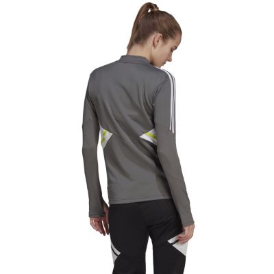 8. Women's adidas Condivo 22 Training sweatshirt gray HD2308