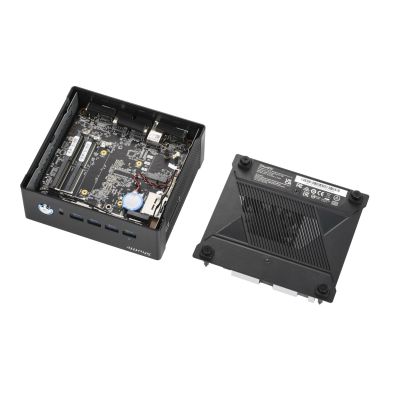 4. Shuttle Nano PC NA10H PC Size 1L Black 8845HS 3.8 GHz