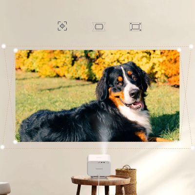 16. Yaber L2 Plus LCD FullHD 1080p Multimedia Projector with JBL Speakers - Beige