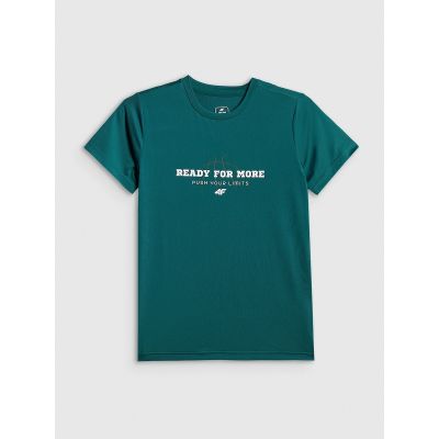 7. Boy's quick-drying sports T-shirt 4F 4FJRSS26TFTSM2390-46S