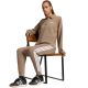 6. Women's adidas Essentials 3-Stripes Fleece Slim Pants Beige KF8317