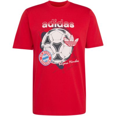 2. adidas FC Bayern Munich Seasonal Graphic Men's T-Shirt Red KG2586