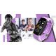 5. GIEWONT Smartwatch Black Light Purple 2 Straps GW200-8