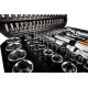 14. Socket wrench set 1/2", 1/4", 110 pcs, satin