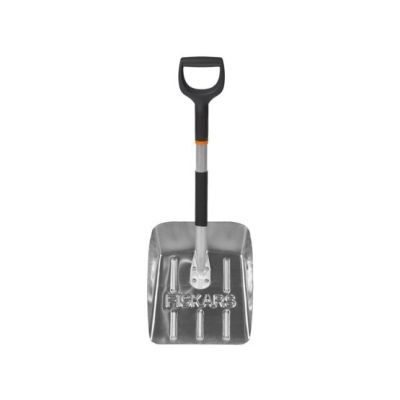 2. Fiskars 1000740 Snow Shovel/Shovel Aluminum, Plastic Black, Gray, Orange