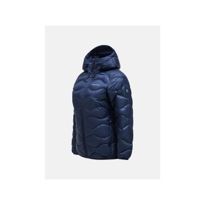 3. PEAK PERFORMANCE Helium Down Hood Jacket Women blue
