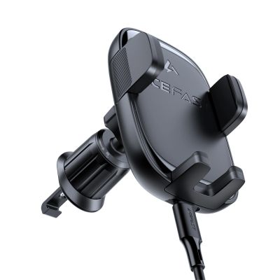 3. Acefast D48 Car Air Vent Mount with Wireless Charger - Black