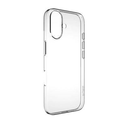 7. Puro 03 Nude Silicone Case for iPhone 16 - Transparent