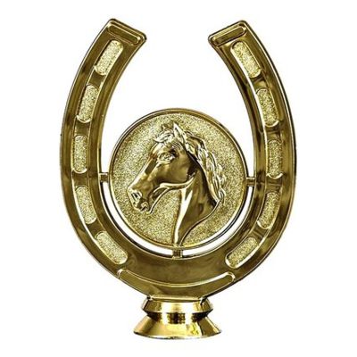 9. Plastic horse figurine - horseshoe - T201/G