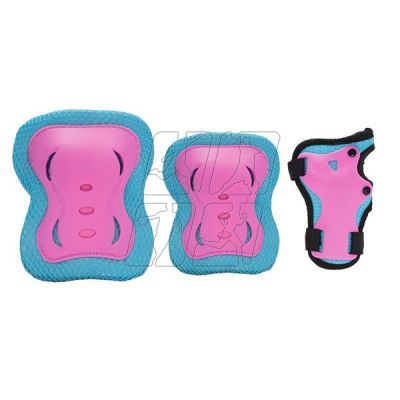 45. Protectors set Nils Extreme light blue-pink H320 size XL