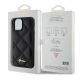 8. Guess Quilted Metal Logo case for iPhone 15 - black