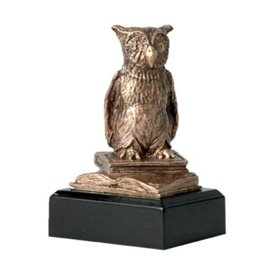 2. Cast figurine school - owl - learning RTY630/BR