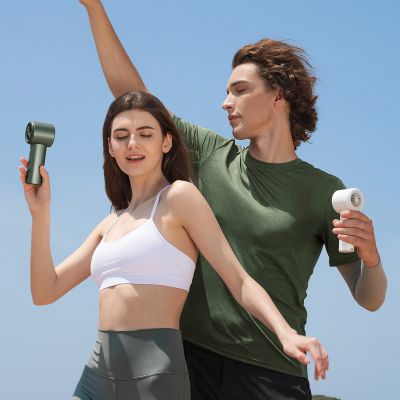 10. Jisulife Handheld Fan Pro1 3600mAh FA53 (ABS) Mini Blower Portable USB Fan - White