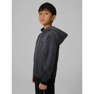 8. Boy's hoodie with all-over print 4F 4FJWAW26TSWSM2687-95A