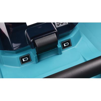 16. Makita DLM480Z Lawn Mower Push-Type Lawn Mower Battery Black, Turquoise