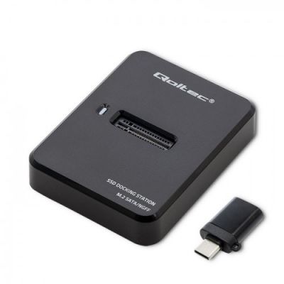 4. QOLTEC M.2 SATA SSD DOCKING STATION | NGFF | USB 3.1