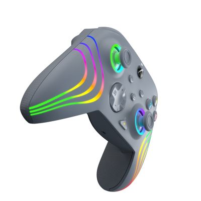 22. PDP Afterglow Wave Gray USB Gamepad Analog/Digital PC, Xbox One, Xbox Series S, Xbox Series X