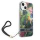 3. Guess GUOHCP14SHFLSB iPhone 14 6.1 "blue / blue hardcase Flower Strap