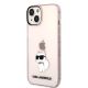 2. Karl Lagerfeld Ikonik Choupette case for iPhone 14 - pink