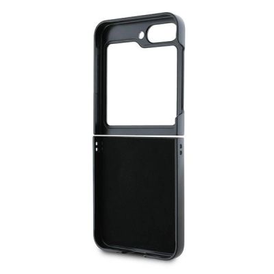 7. Karl Lagerfeld Saffiano Monogram Case for Samsung Galaxy Z Flip 6 - Black