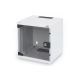 3. 10" network kit: 6U wall-mounted cabinet, shelf, power strip, 8-port switch, Cat.6 panel, gray