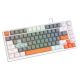 2. SAVIO MAGNETIC KEYBOARD ASTRAL WHITE OUTEMU WHITE JADE RGB 3 KEYCAPS COLORS