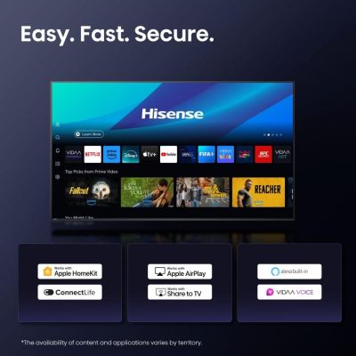 13. Hisense E7Q PRO 43E7Q PRO 109.2 cm (43") 4K Ultra HD Smart TV Wi-Fi Black