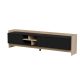 PORTO 3D TV cabinet 190x38x50 oak/black