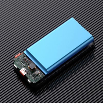 7. Dudao K15Pro Power Bank 20000mAh 22.5W PD USB-C / USB-A / Built-in Lightning and USB-C Cables - Black