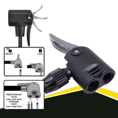 3. DUNLOP WORKSHOP/BICYCLE PUMP 140 PSI (9.6BAR) GRAY