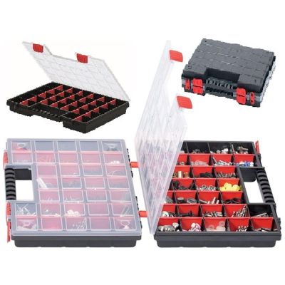 19. KISTENBERG DOUBLE ORGANIZER BOX 64 COMPARTMENTS