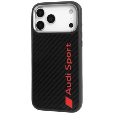 3. Audi R8 Carbon Fiber MagSafe Case for iPhone 17 Pro Max - Black