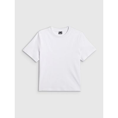 7. Women's regular plain T-shirt 4F 4FRAW25TTSHF3625-10S