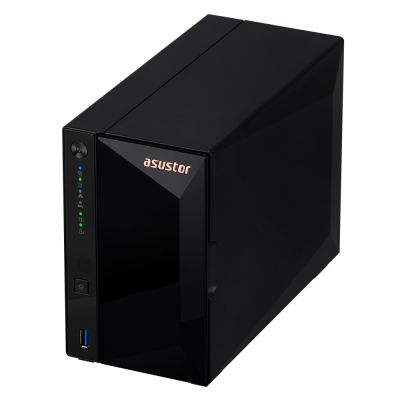 4. NAS Asustor AS3302T v2; Tower; 2x (3.5" SATA HDD/ 2.5" SSD); Realtek RTD1619B, 2GB DDR4, 1x 2.5GbE, 3x USB 3.2