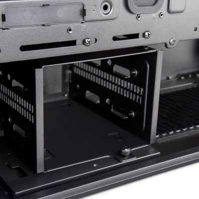 10. SilverStone SST-SED1-B Seta D1 Midi-Tower case - juodas