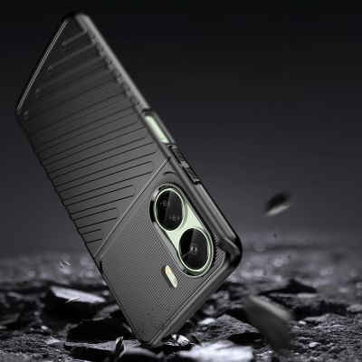 7. Thunder Case armored case for Xiaomi Redmi 13c - black