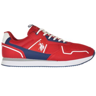 2. Men's Sports Shoes US Polo Assn. Sneakers - NOBIL004-RED-DBL01